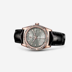 Rolex Day-Date 36 Everose Strap Rhodium (118135-0005)